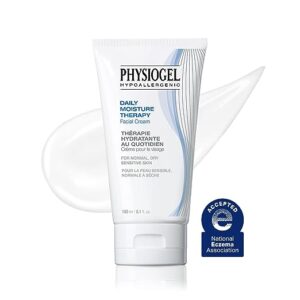Physiogel Daily Moisture Therapy Face Cream | Eczema Cream for Dry & Sensitive Skin | Hypoallergenic, Non-Comedogenic, Fragrance Free & Irritant Free | Intense 72 HR Moisturizer Soothes & Heals